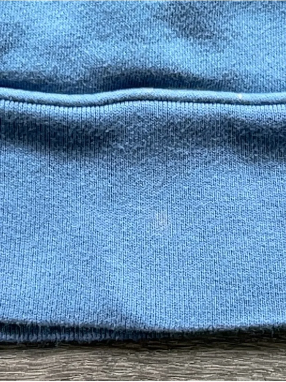 GAP Dusty Blue Half-Zip Cowl Sweatshirt - Picture 7 of 8
